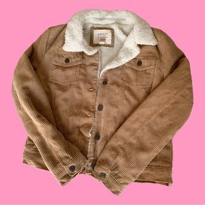 CORDUROY SHERPA TRUCKER JACKET